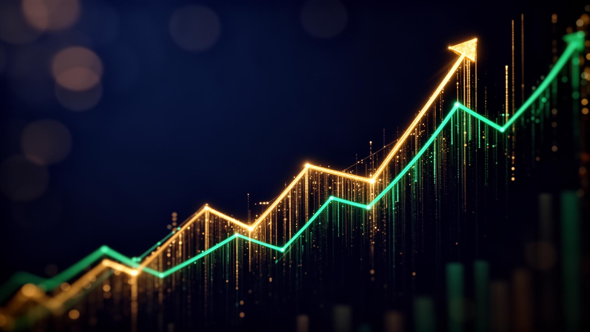 Investment growth chart